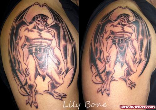 Gargoyle Tattoos On Shoulders