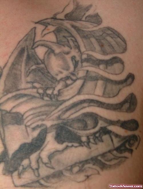 Egyptian Gargoyle Tattoo