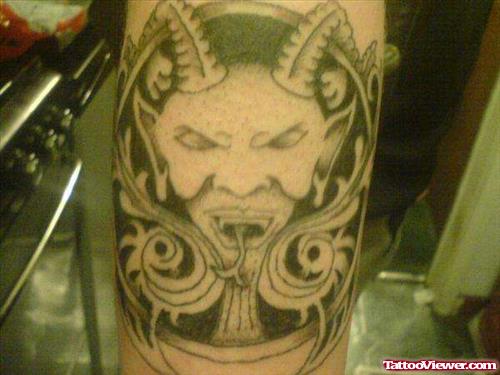 Devil Gargoyle Tattoo On Arm