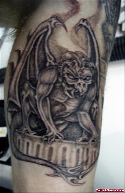 Bicep Gargoyle Tattoo