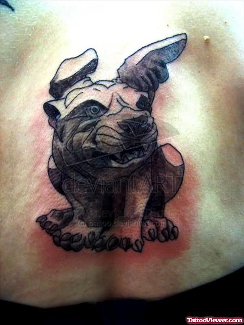Gragoyle Dog Tattoo