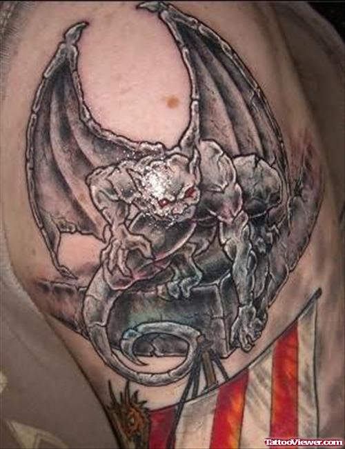 Devil Gragoyle Tattoo
