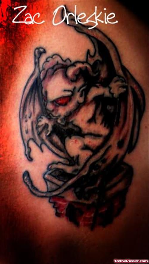 Demon Gargoyle Tattoo Sample
