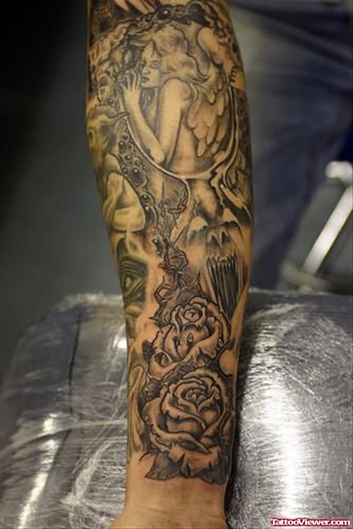 Gargoyle Arm Tattoos