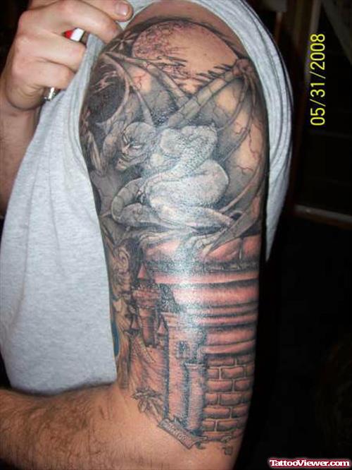 Tattoo Design Of Gargoyle