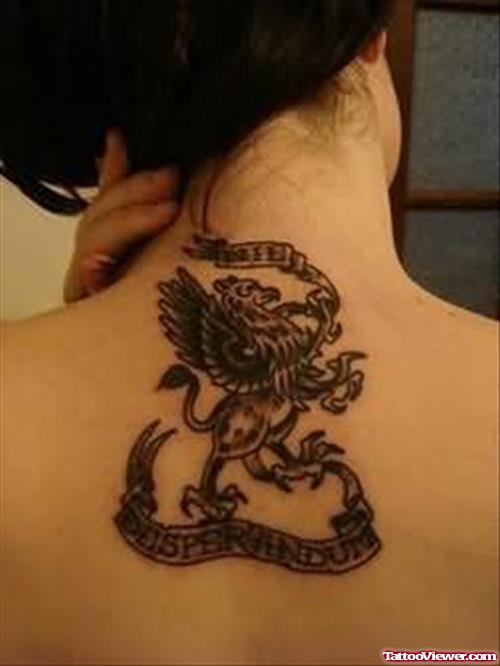 Enticing Tattoo On Back