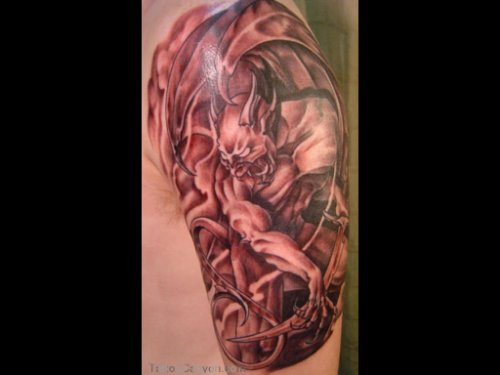 Demon Gargoyle Tattoo