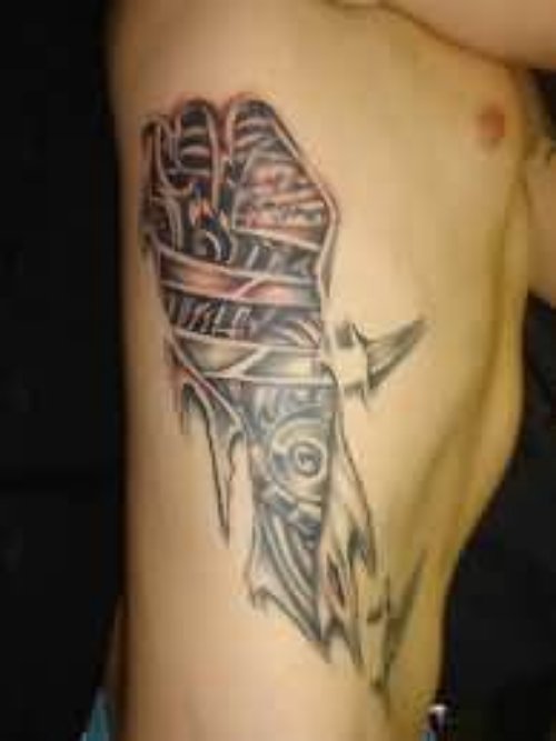 Gargoyle Tattoo On Rib