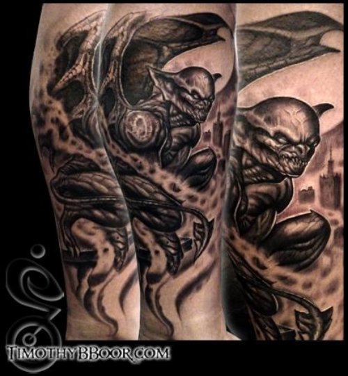Unique Gargoyle Tattoos Design