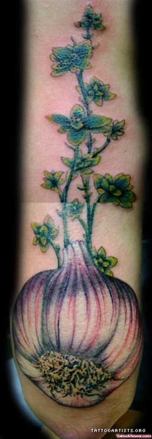 Garlic and Thyme Tattoo For Men