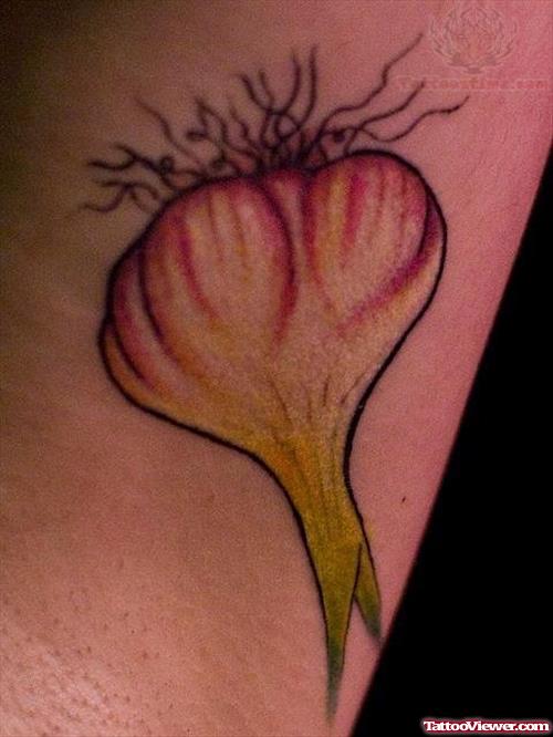 Garlic Tattoo On Armpit