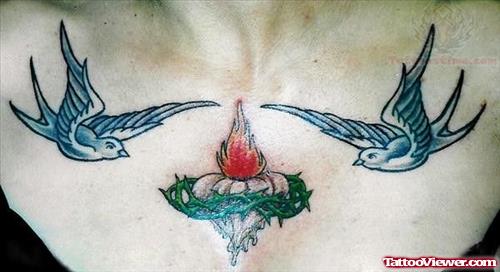 Swallows And Garlic Tattoo