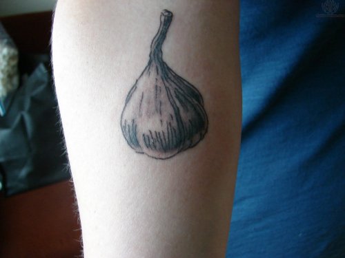 Small Garlic Tattoo