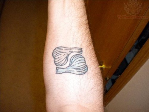 Garlic Pair Tattoo On Arm