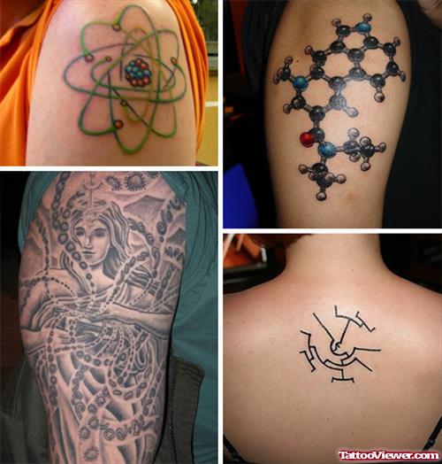 Grey Ink Geek Tattoos Designs