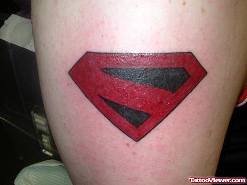 superman Logo Geek Tattoo