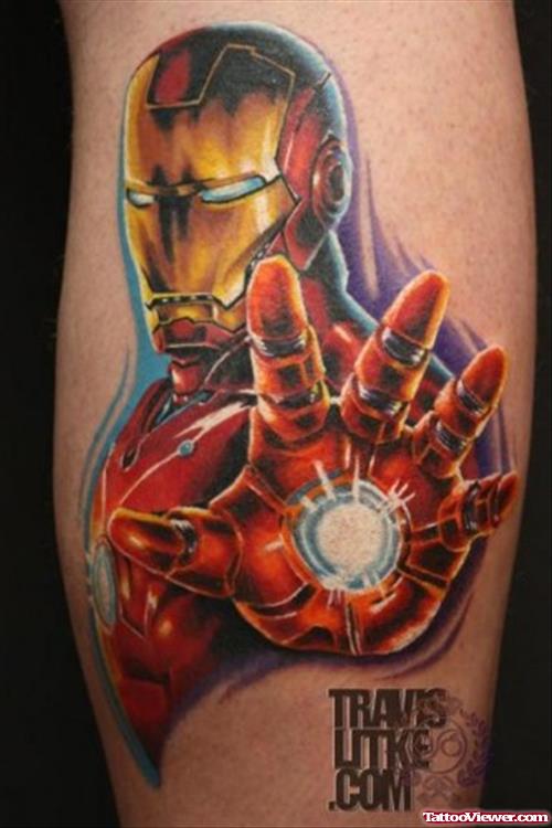Amazing Super Hero Geek Tattoo