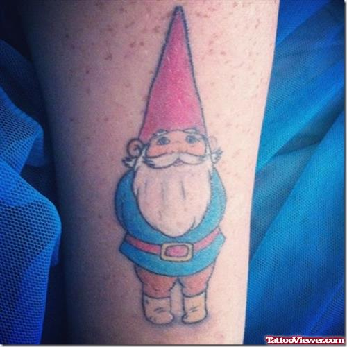 Color Ink Geek Gnome Tattoo