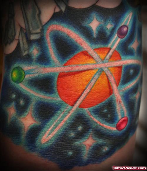 Awesome Color Ink Geek Tattoo