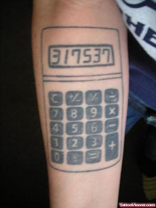 Calculator - Geek Tattoo