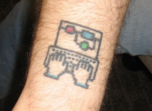 Geek Network Tattoo