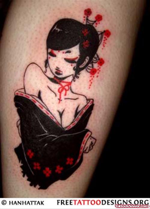 Geisha Girl Tattoo