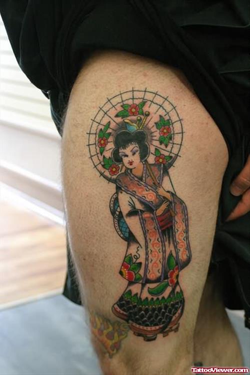 Geisha Charming Tattoo