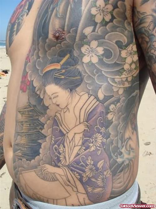 Geisha Big Tattoos