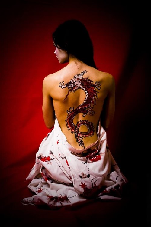 Geisha Sexy Tattoo