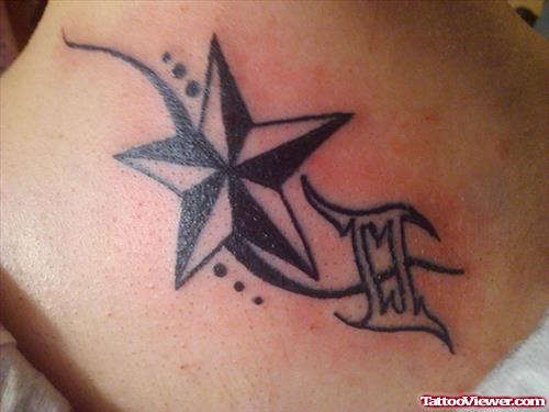 Nautical Stars and Gemini Tattoo