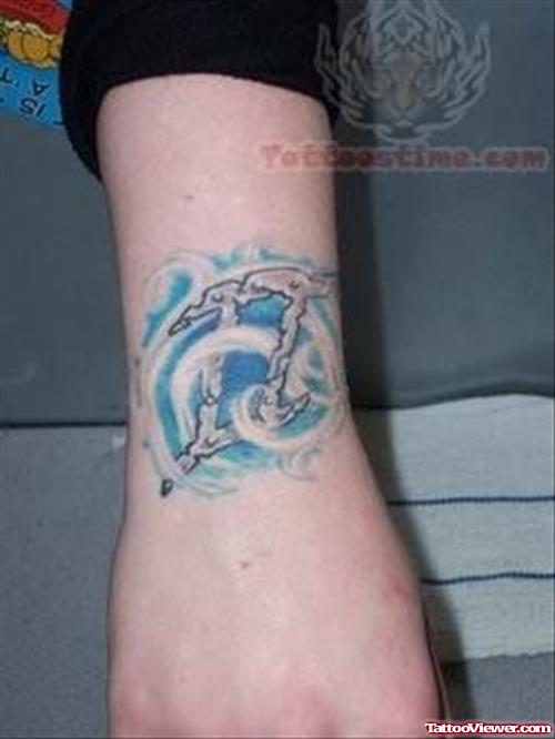 Windy Gemini Zodiac Tattoo