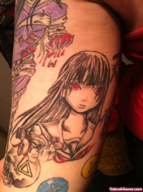 Hell Girl Tattoo Design