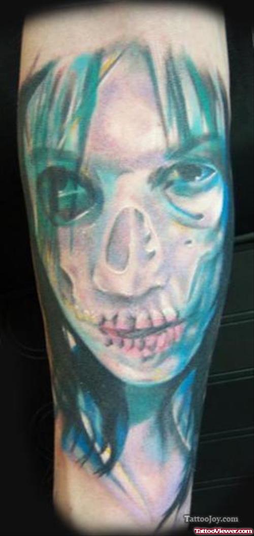 Girl Grim Reaper Tattoo