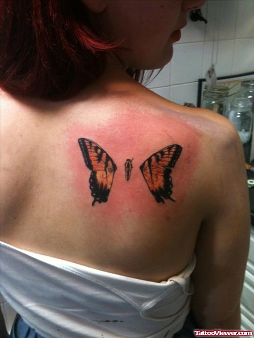 Attractive Butterfly Tattoo For Girl