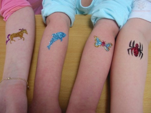 Glitter Tattoo Tattoos On Arms