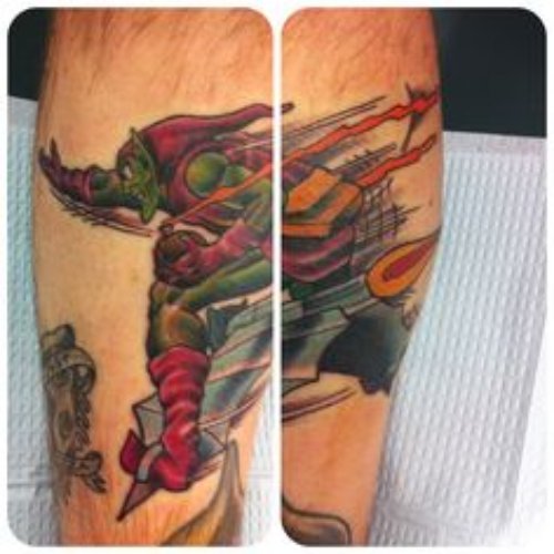 Best Color Ink Goblin Tattoo On Sleeve