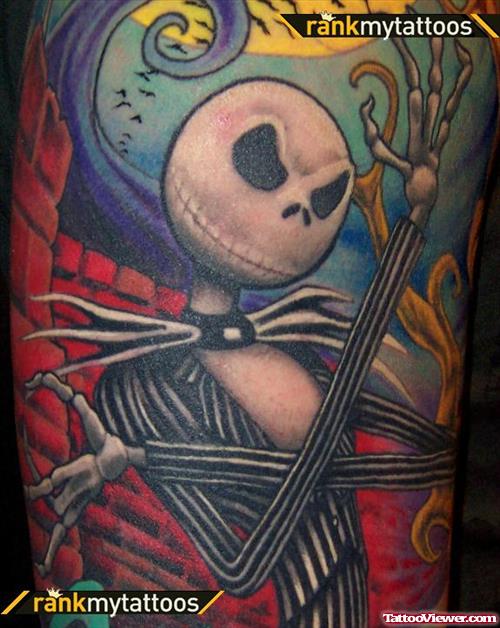 Colored Gothic Tattoo
