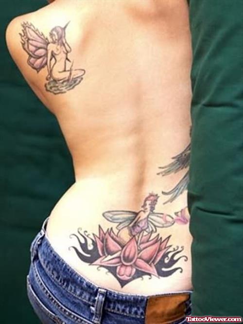 Gothic Tattoos On Back Body