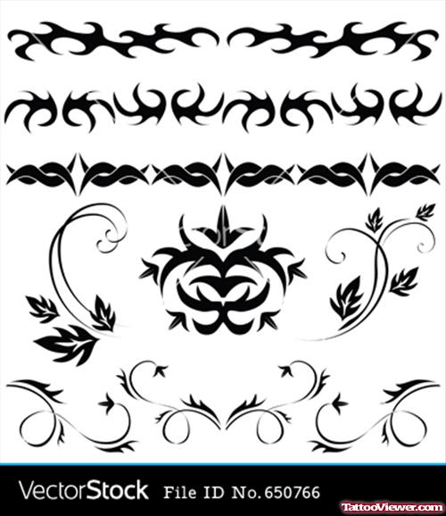 Tribal Gothic Tattoo Design