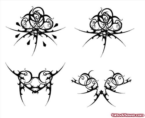 Wonderful Gothic Tattoos Designs