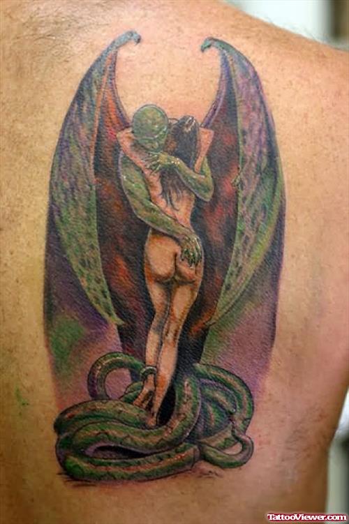 Back Body Gothic Tattoo