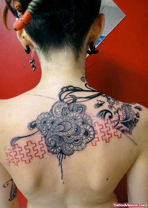 Amazing Gothic Tattoos On Back