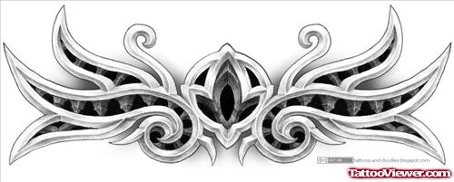 Gothic Tattoo Symetrical