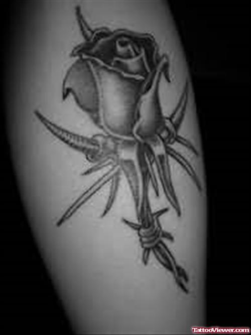 Rose Gothic Tattoo Picture