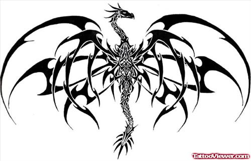 Japanese Dragon - Gothic Tattoo