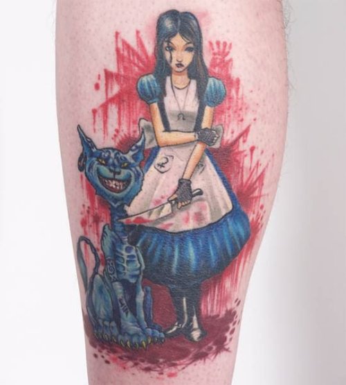 Amaerican Gothic Alice Tattoo