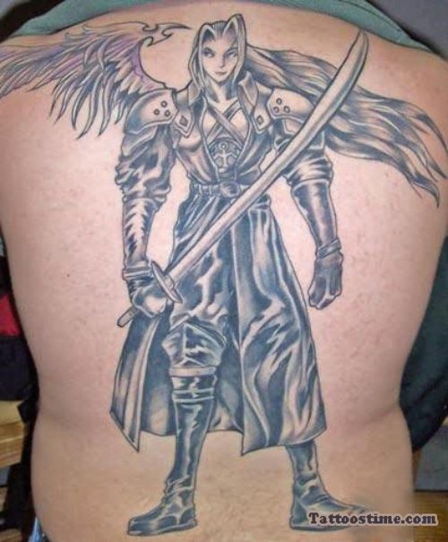 Angel Gothic Tattoo