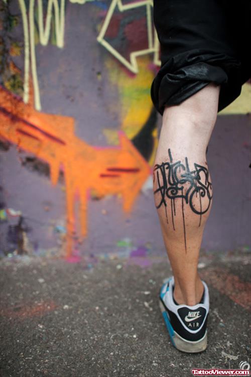 Graffiti Tattoo On Lib