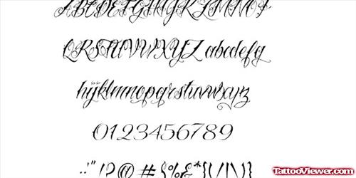 Awesome Graffiti Tattoo Fonts Designs