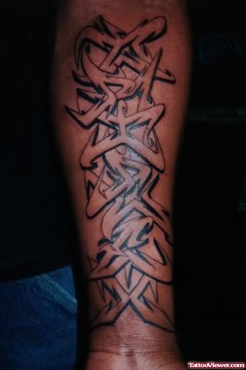 Triple X Graffiti Tattoo